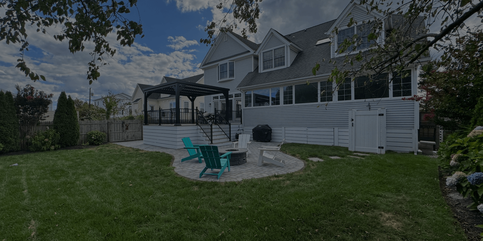 custom deck build in New Jersey by Legion Build