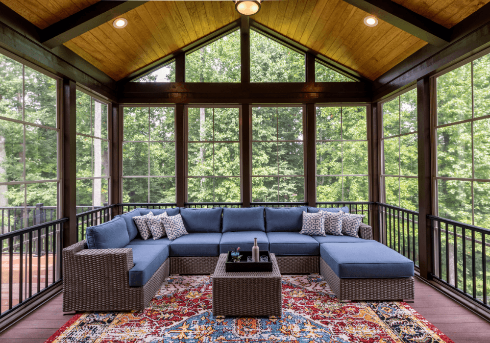 nice screened in porch in nj